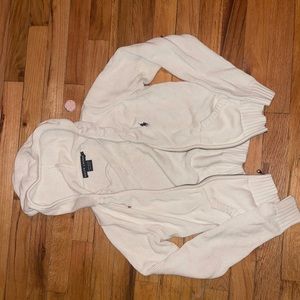 Ralph Lauren Woven Sweater Hoodie
